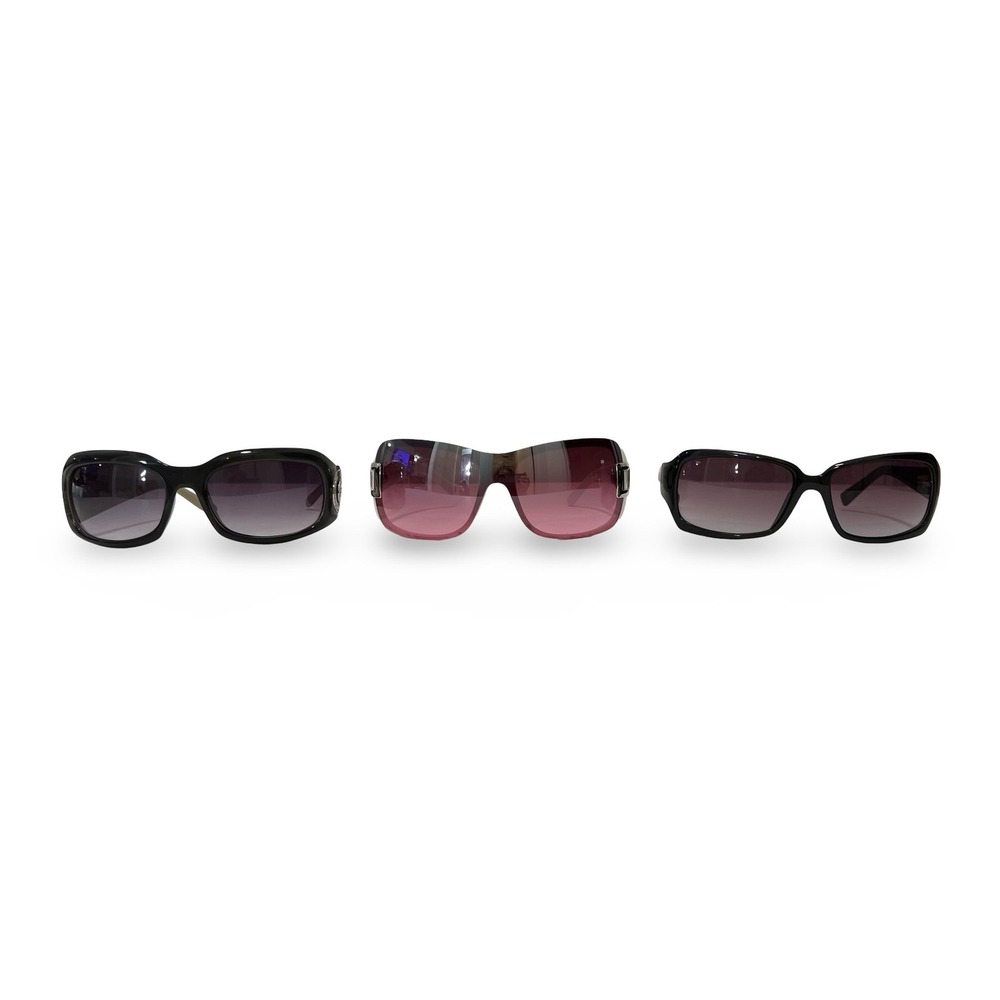 Nine West and Steve Madden Sunglasses Bundle Black White Pink 3 Pairs